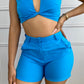 Ensemble short bleu